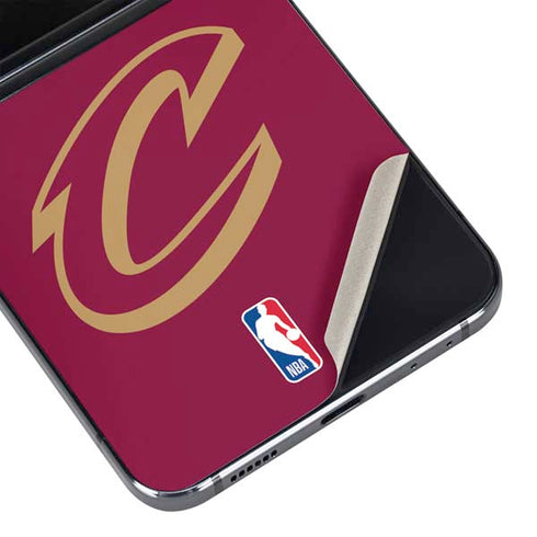 NBA Cleveland Cavaliers Large Logo Galaxy Z Flip5 5G Skin